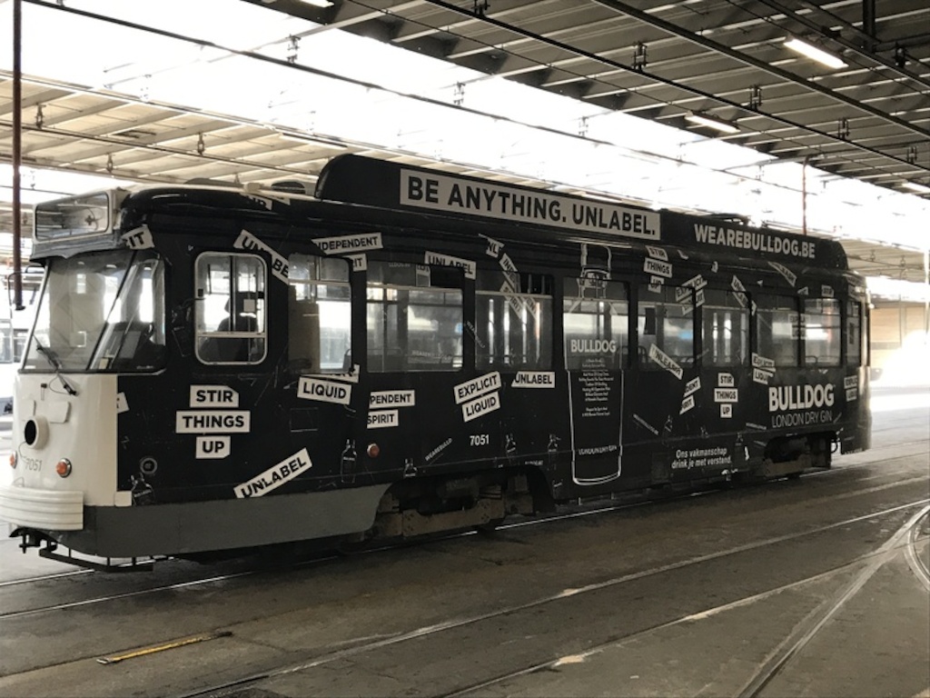 Een van de 2 geveilde PCC-trams.