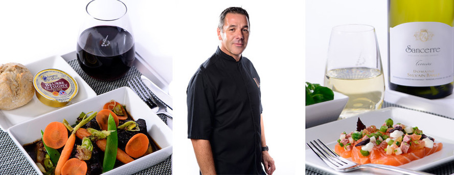 Namur top chef Pierre Résimont creates menus for Brussels Airlines