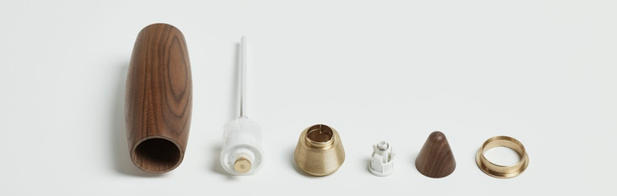 Gloednieuw Belgisch designmerk Grinderworks lanceert kruidenmolen Bartolomeu