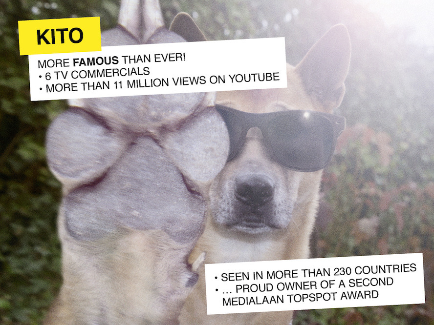 Kito van Electrabel wint tweede Medialaan Topspot Award