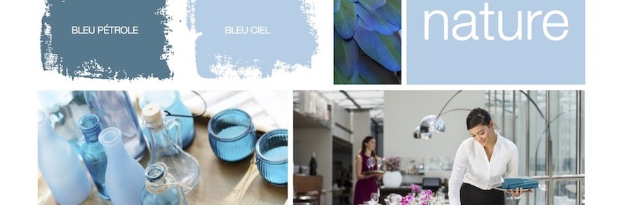 Des teintes tendance pour l’habillage de la table améliorent l’ambiance