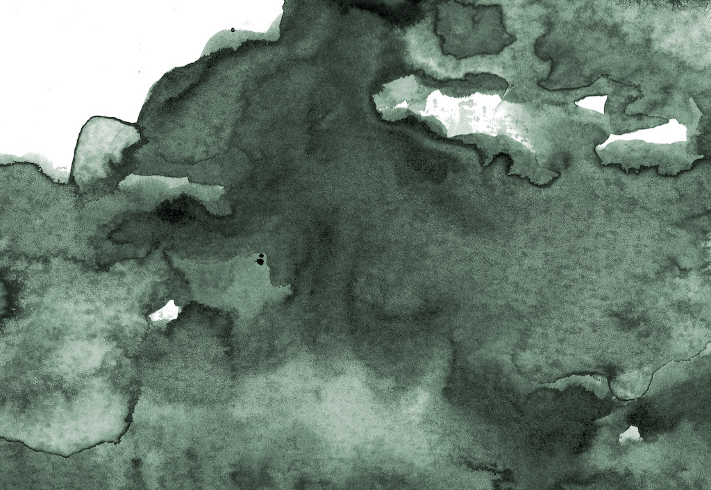 Abstract Green Watercolour - Swatch