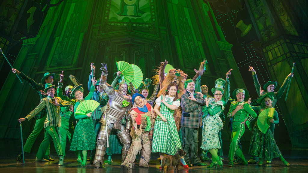 The Company of The Wizard of Oz in “Merry Old Land of Oz”<br/>Photo credit: DANIEL A. SWALEC