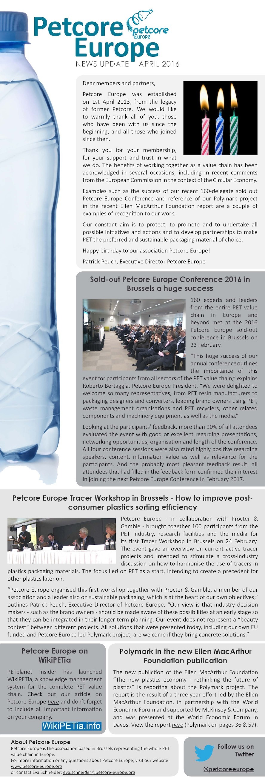 Petcore Europe News Update - April 2016