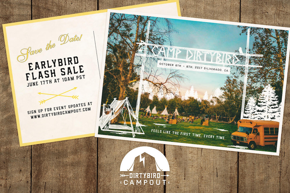 DIRTYBIRD Campout Returns, October 6-8 to Oak Canyon Park