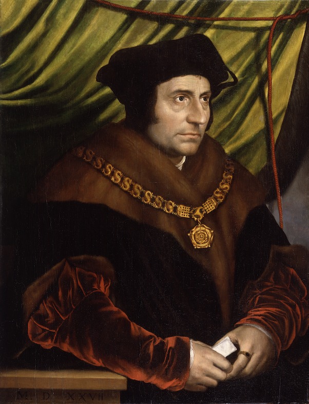 In Search of Utopia © Hans Holbein the Younger (after), Portrait of Thomas More, 1527. National Portrait Gallery, London.