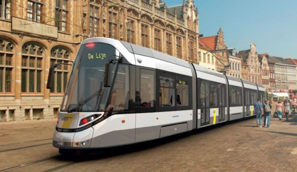 Ontwerp CAF-tram voor Gent.