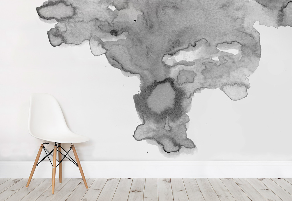 Grey Watercolour - Simple