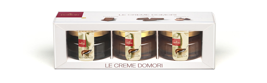 Tris di creme spalmabili Domori