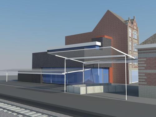 Visualisatie Jeugdhuis De Branding, L3M Architecten