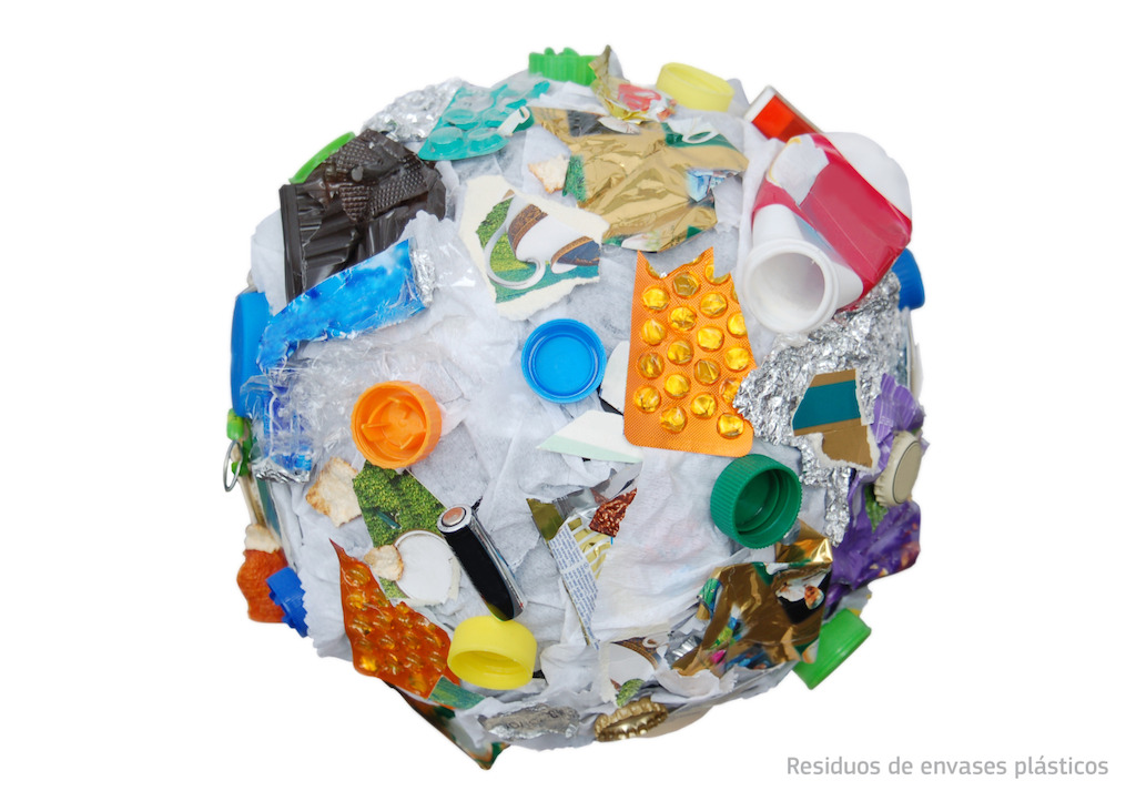 Residuos de envases plásticos