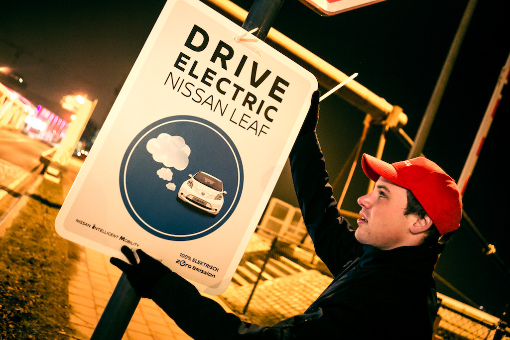 Nissan Leaf Actie - Zero Emissiezone