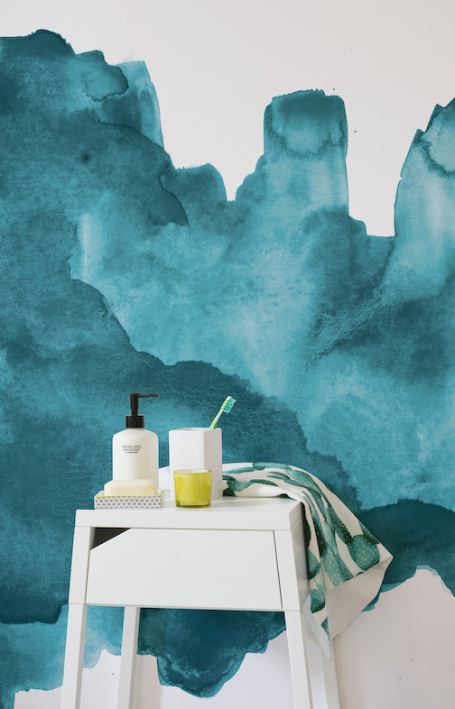 Teal Watercolour - Lifestyle