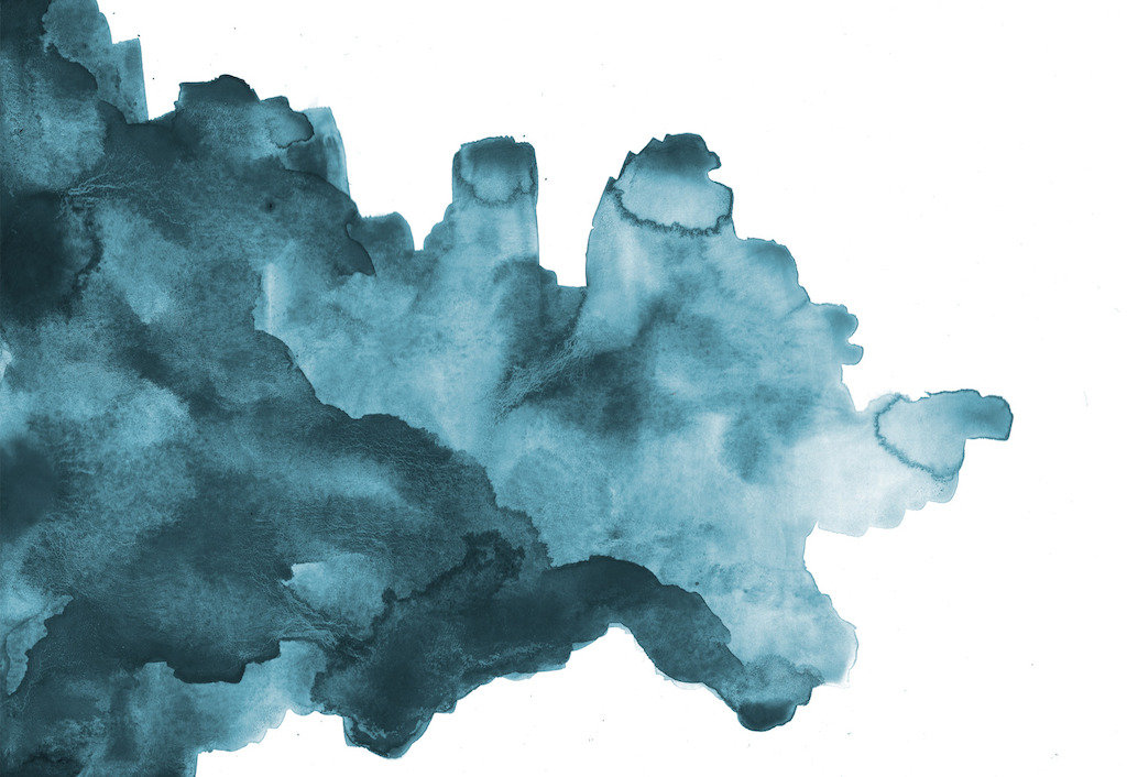 Teal Watercolour - Swatch