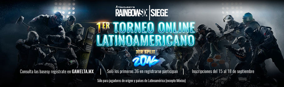 UBISOFT® Y GAMELTA® ANUNCIAN LA TERCERA TEMPORADA DEL TORNEO DE TOM CLANCY’S RAINBOW SIX® SIEGE