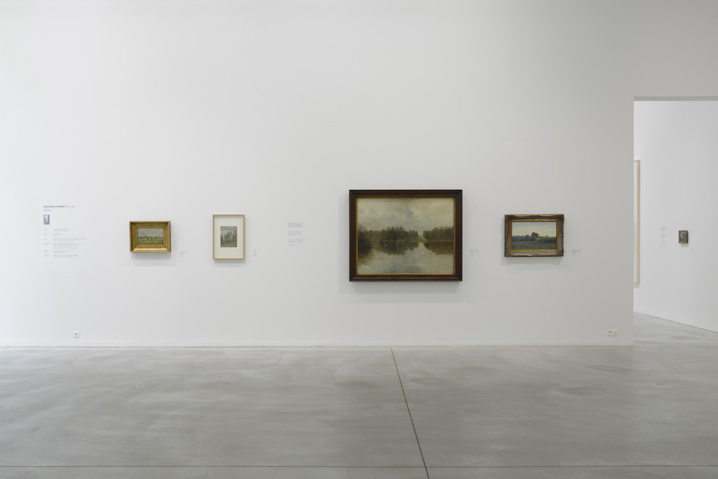 Zaalzicht met werken van Edouard Huberti (c) Isabelle Arthuis