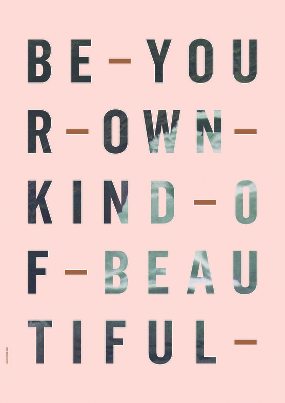 I Love My Type - A3 poster- €27,00