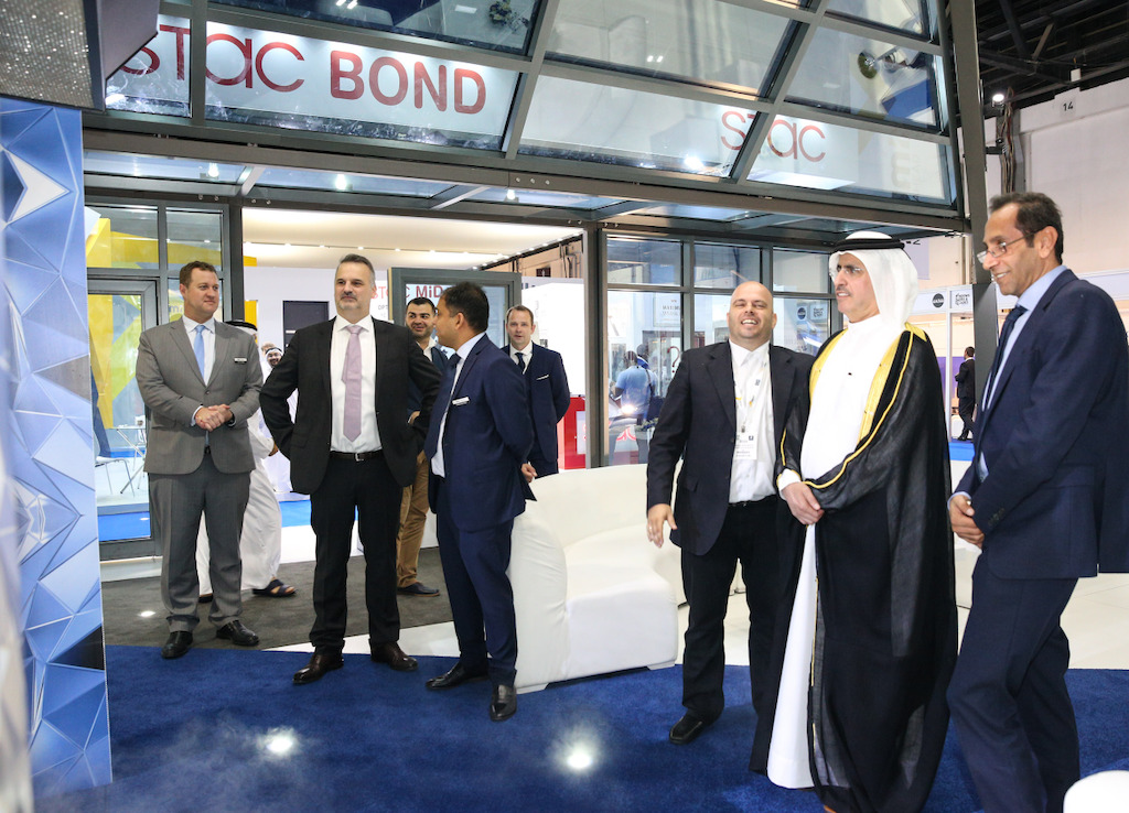 H.E. Saeed Mohammed Al Tayer, MD and CEO of DEWA, inaugurating FM EXPO, The Big 5 Outdoor Design & Build Show, Windows, Doors & Facades Event, and FM EXPO 2017