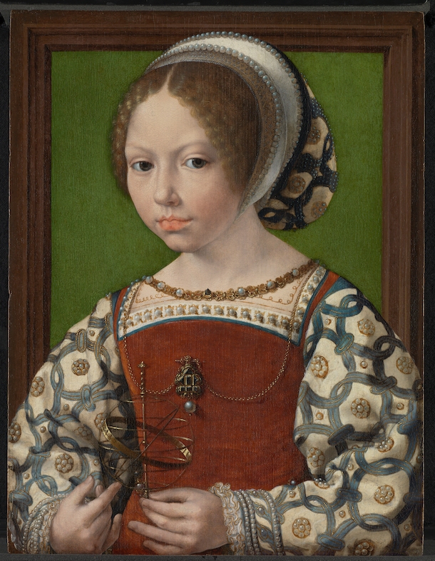 In Search of Utopia © Jan Gossaert, A Young Princess with armillary sphere c. 1530, The National Gallery, London