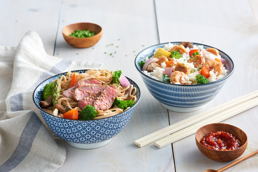 Noodle or Rice Bowls