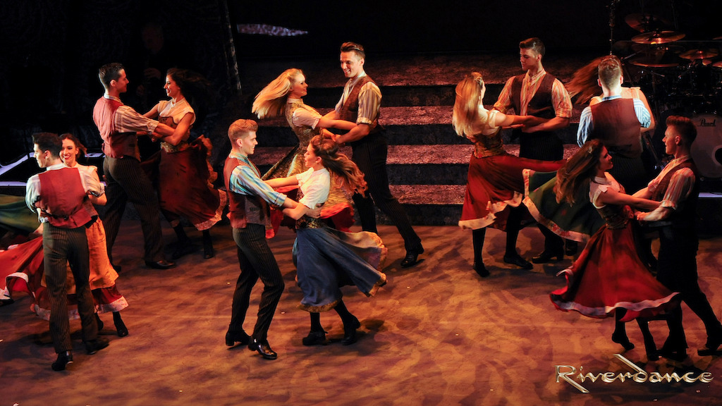Caption: Scenes from Riverdance<br/>© Riverdance.
