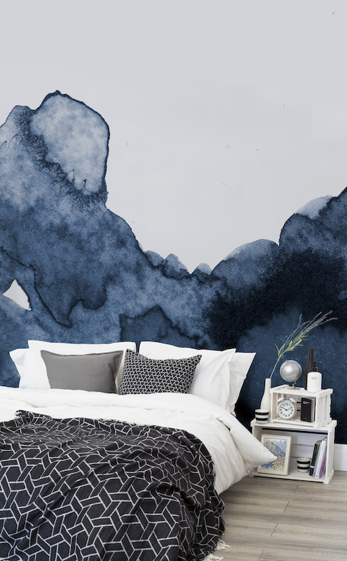 Navy Watercolour - Lifestyle