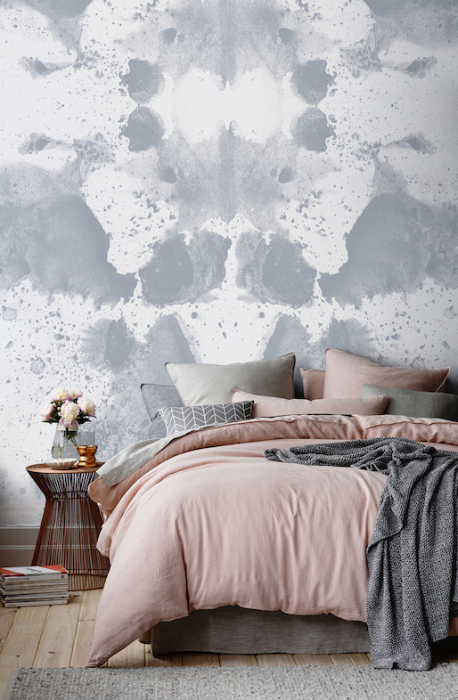 Blue and White Rorschach