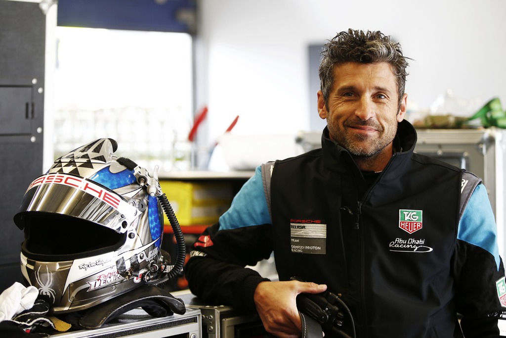 Patrick Dempsey (USA), guest driver in Spa
