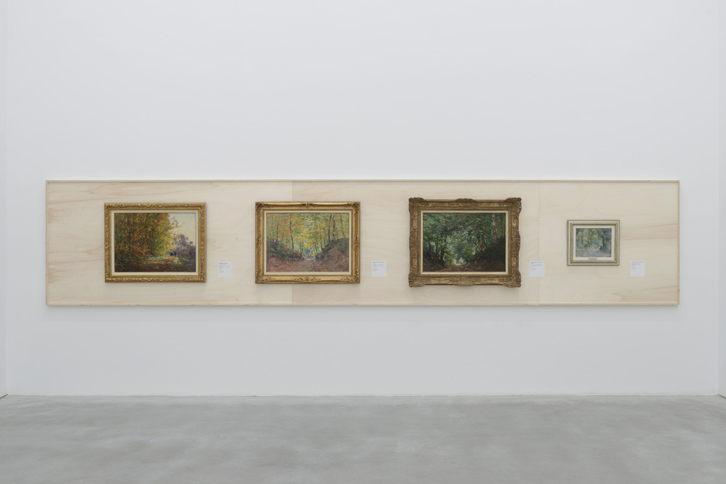 View at the exhibition PLEIN AIR with works from Lucien Frank (c) Isabelle Arthuis