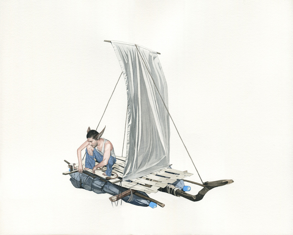 Fabien Merelle, Radeau de Fortune - courtesy Art Bärtschi & Cie, the artist