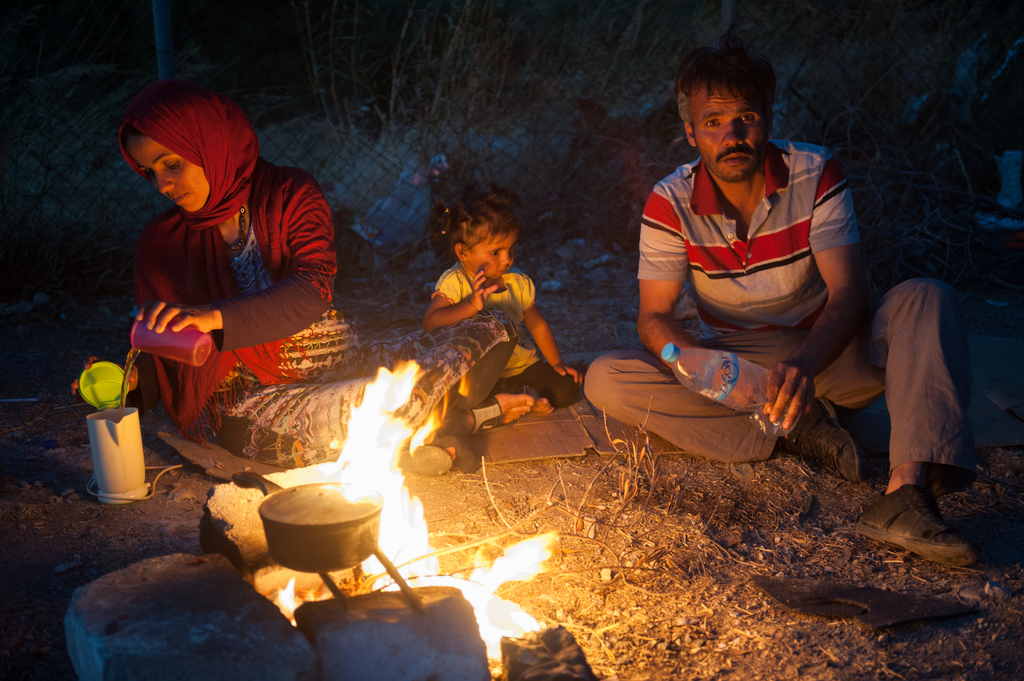 Familie uit Afghanistan © Georgios Makkas