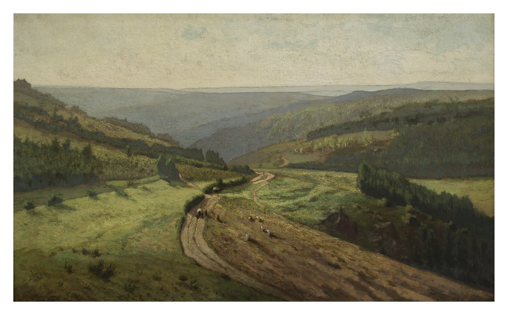 Alphonse Asselbergs, Ardeens landscape at Houffalize , M – Museum Leuven @ Isabelle Arthuis