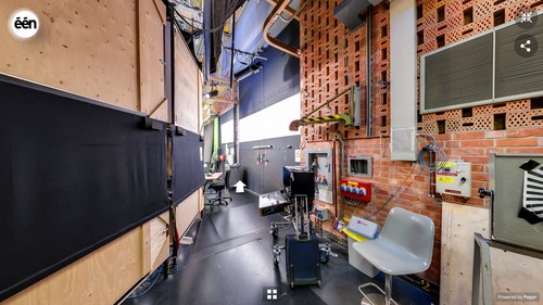 Backstage van Het journaal