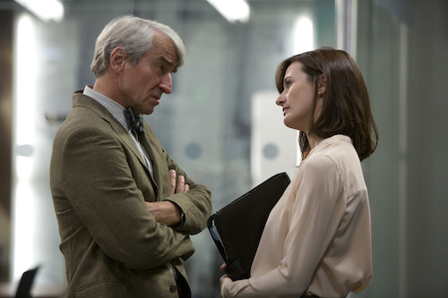 The Newsroom - Sam Waterston (Charlie Skinner) en Emily Mortimer (MacKenzie McHale) - (c) VRT / HBO