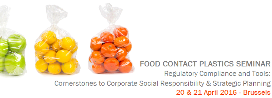 Food Contact Plastics Seminar 2016