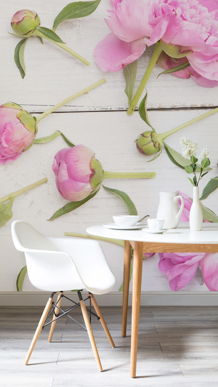 Cut Flowers Wallpaper Mural