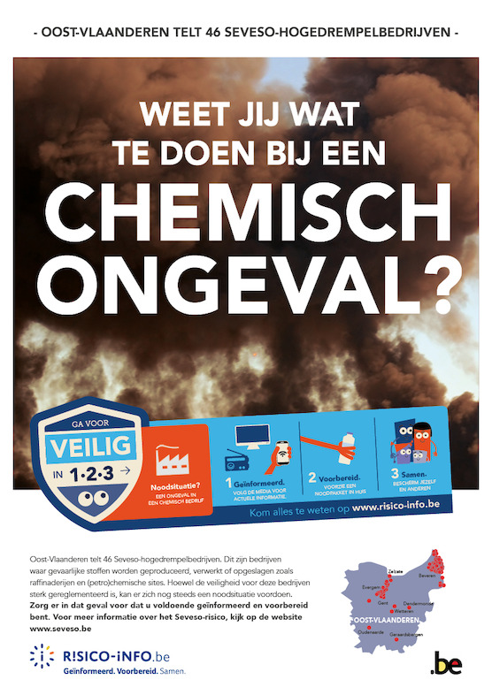 Affiche informatie- en bewustmakingscampagne risicopreventie