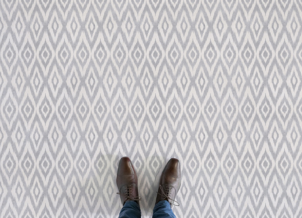 Ikat | Tie Dye Pattern Flooring