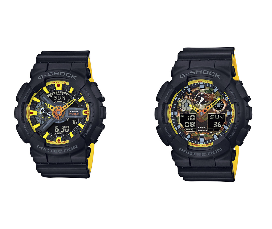 G-SHOCK ANUNCIA SU NUEVA SERIE YELLOW ACCENT COLOR SERIES CON TONOS EN AMARILLO PARA ESTE VERANO
