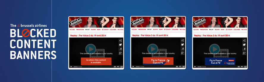 Brussels Airlines enables blocked content videos for Belgians
