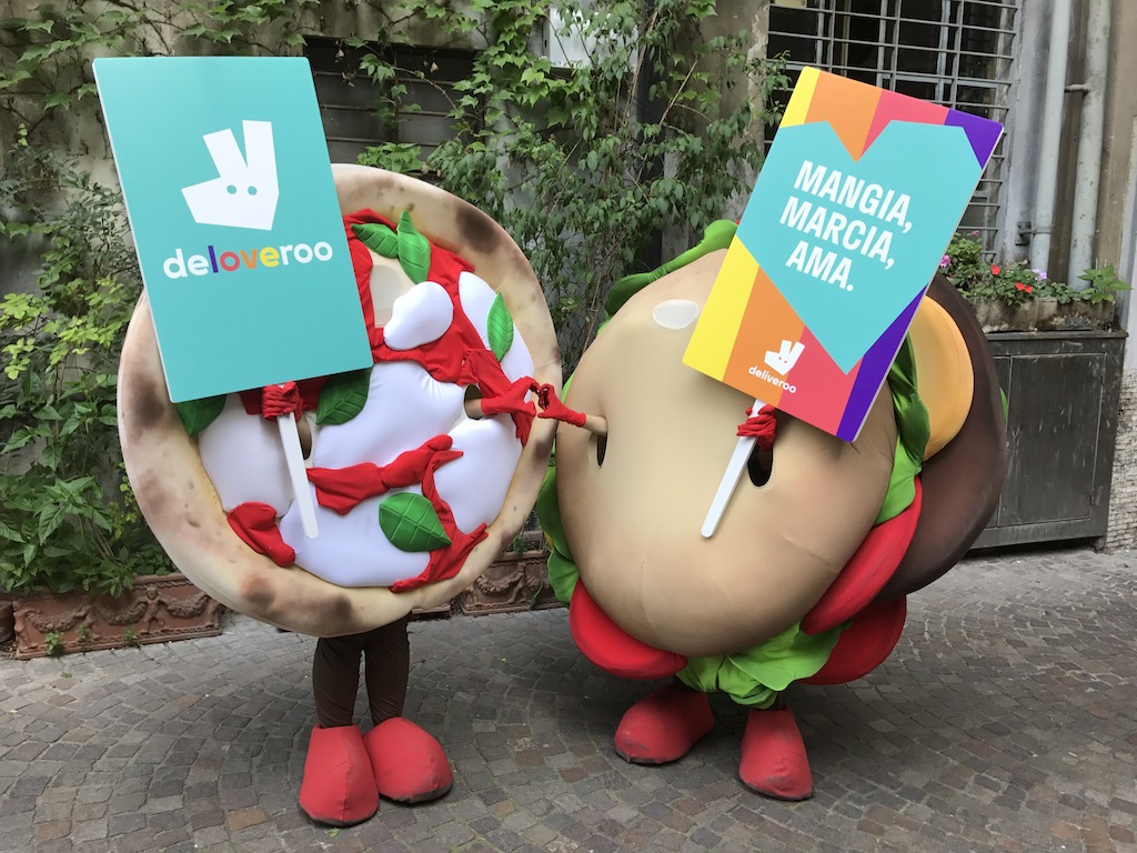 Mascotte Deloveroo