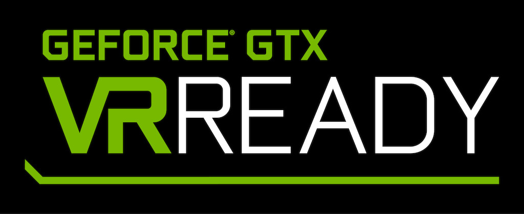 NVIDIA VR GTX Logo schwarz