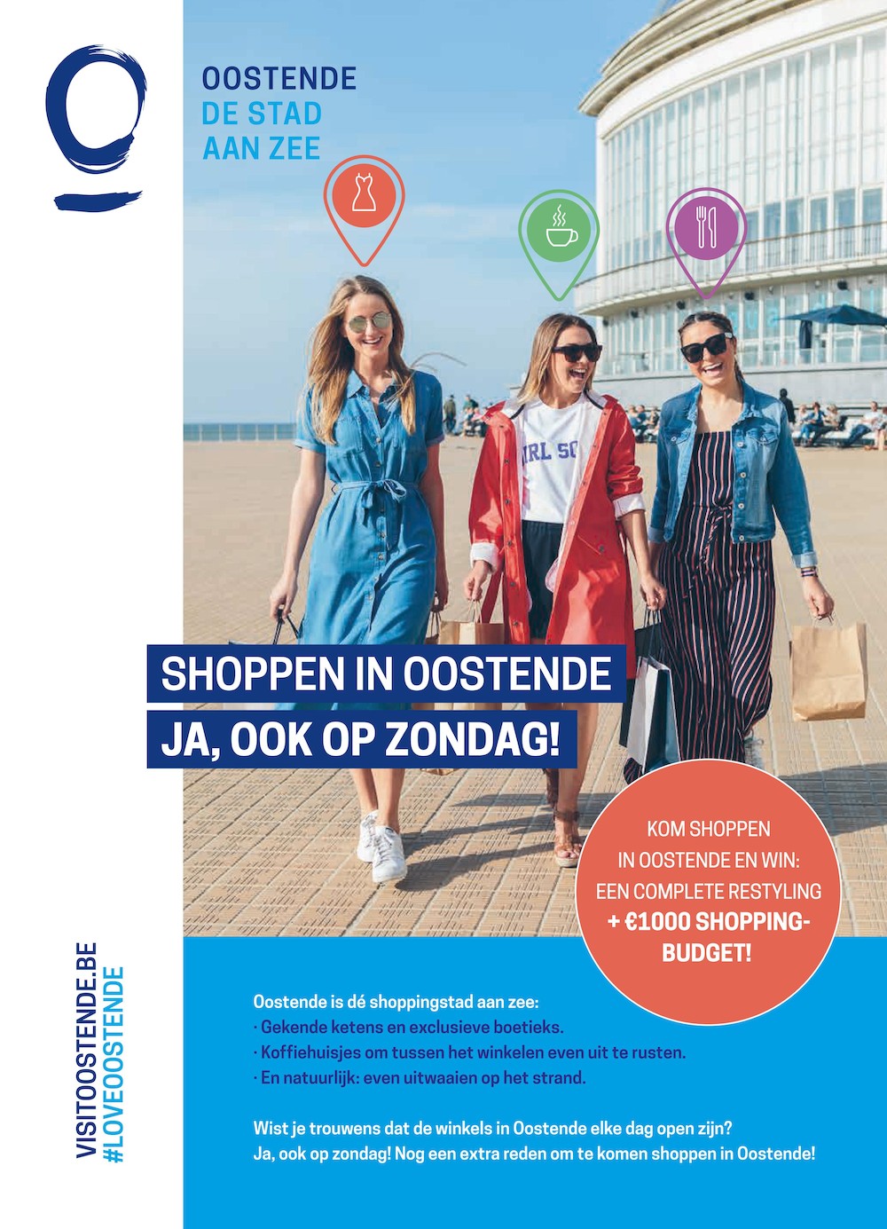 OOSTENDE LANCEERT ‘OPEN OP ZONDAG’ SHOPPINGCAMPAGNE