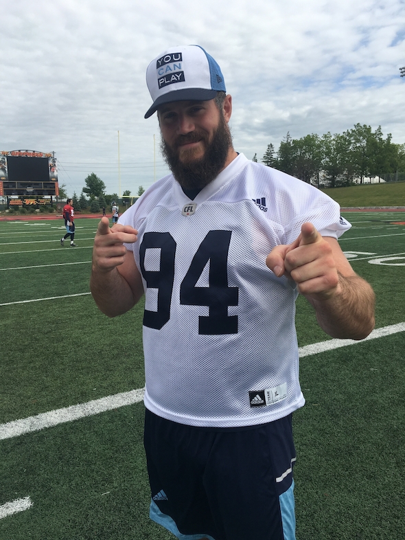 Toronto Argonauts YCP Ambassador Brian Bulcke