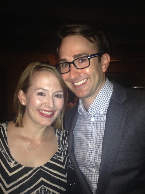 Amy Schloerb with her husband, director Michael May.