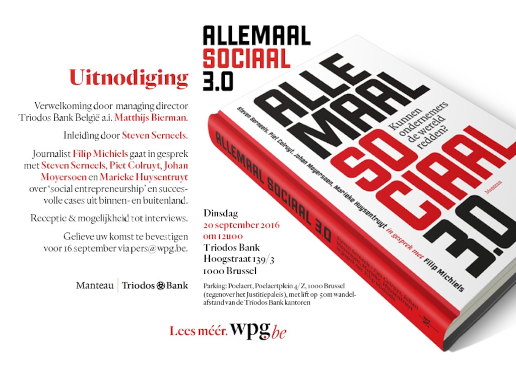 Uitnodiging 'Allemaal sociaal'