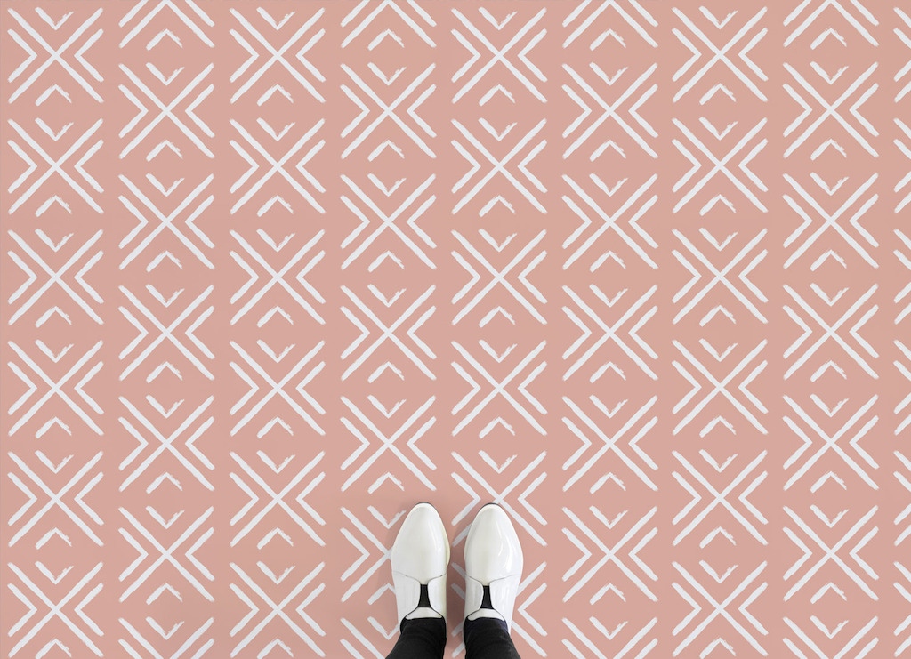 Mudcloth | Tribal African Pattern Vinyl Flooring