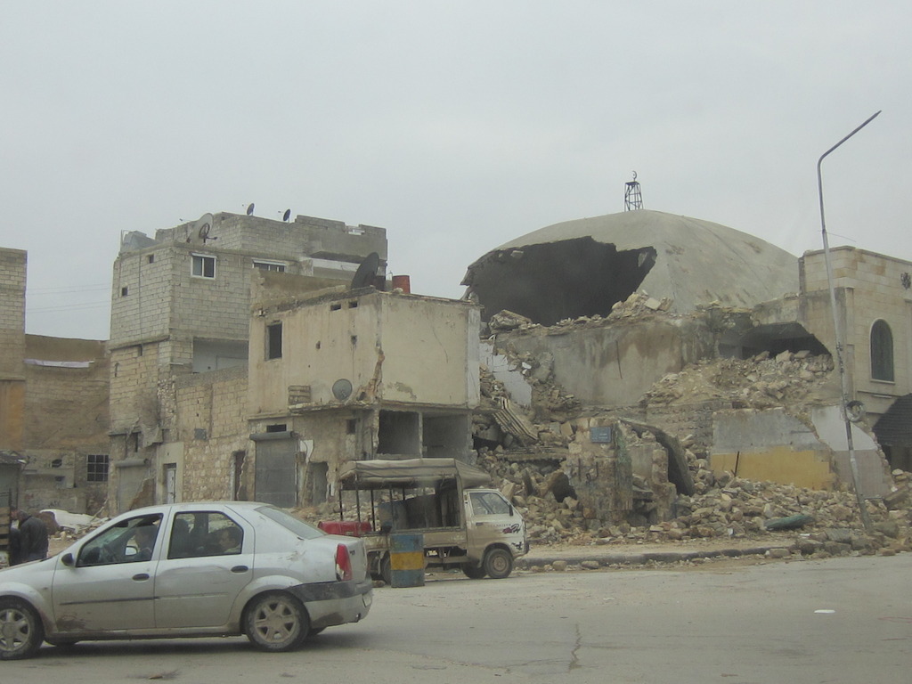 Aleppo (eastern part of the city held by the armed opposition), December 2012, after several months of intense fighting.