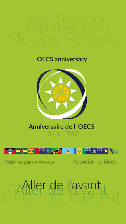 Official banner of the 36th anniversary of the OECS. © Collectivity of Martinique