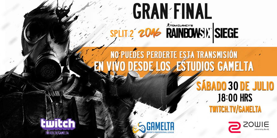 AZTEK GAMING Y HAWX GAMING SE ENFRENTARÁN EN LA GRAN FINAL DEL TORNEO DE TOM CLANCY’S RAINBOW SIX® SIEGE DE UBISOFT® Y GAMELTA®